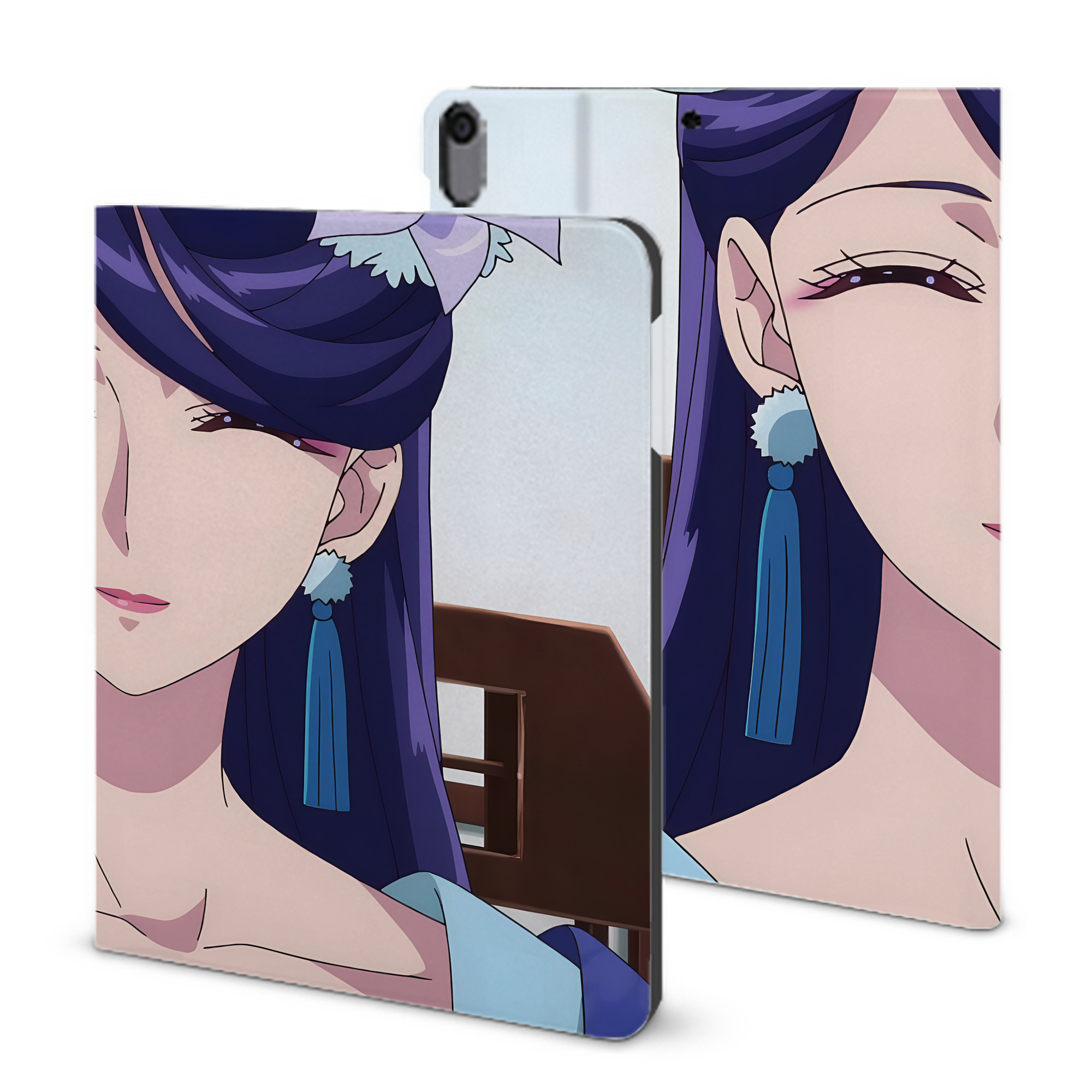 （画像用） 薬屋のひとりごと The Apothecary Diaries IPad ケース ブック型 PUレザー TPU 耐衝撃 軽量 薄型 ペン収納なし 全面保護 IPad 各モデル対応